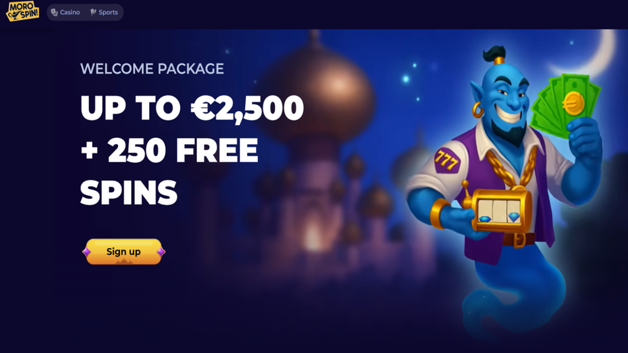 Morospin Casino website